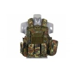 ACM Combat vest with releasable armour system - flecktarn 