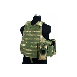 Combat vest with releasable armour system CIRAS ATACS FG