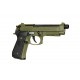 Страйкбольный пистолет G&G BERETTA GPM92 Hunter Green, металл, GAS-GPM-92F-GBB-ECM