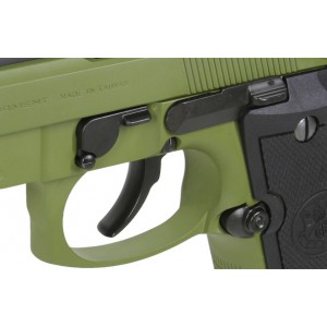 Страйкбольный пистолет G&G BERETTA GPM92 Hunter Green, металл, GAS-GPM-92F-GBB-ECM