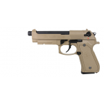 Страйкбольный пистолет G&G BERETTA GPM92 Desert Tan, металл, GAS-GPM-92F-DBB-ECM