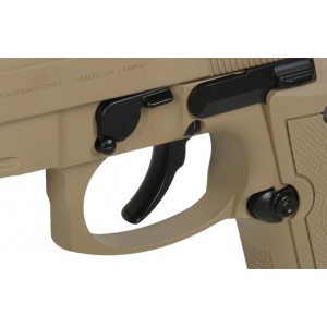 Страйкбольный пистолет G&G BERETTA GPM92 Desert Tan, металл, GAS-GPM-92F-DBB-ECM