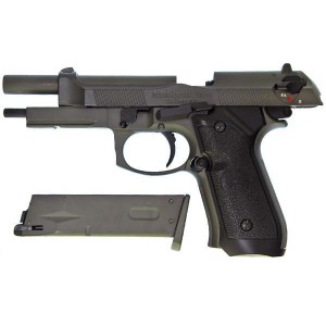 HFC Модель пистолета Beretta M9 Full Auto, металл, в кейсе