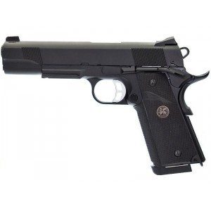 KJ Works Модель пистолета Colt M1911 MEU, черный, металл, грин газ KP-07.GAS