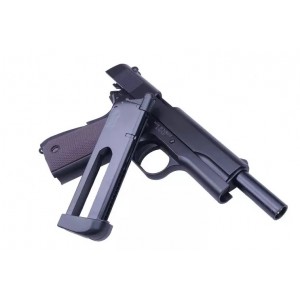 Страйкбольный пистолет KP-1911 CO2 металл, блоубэк 1911.CO2 Black [ KJW ]