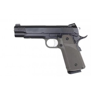 Страйкбольный пистолет KJW HI-CAPA KP-05 Green Gas, GBB, металл, оливковая рукоять