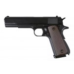 Страйкбольный пистолет Colt 1911, CO2, чёрный, металл (KJW)