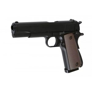 Страйкбольный пистолет Colt 1911, CO2, чёрный, металл (KJW)