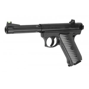 Страйкбольный пистолет Ruger MK2, CO2, черный (KJW)