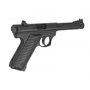 Страйкбольный пистолет Ruger MK2, CO2, черный (KJW)