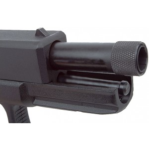 Страйкбольный пистолет KJW GLOCK G17 GBB GAS, ствол с резьбой, мет. слайд KP-17-TBC.GAS