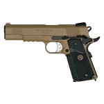 Страйкбольный пистолет KJW Colt M1911 MEU Gas Tan (KP-07.GAS-TAN)