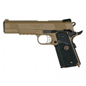 Страйкбольный пистолет KJW Colt M1911 MEU Gas Tan (KP-07.GAS-TAN)