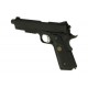 Страйкбольный пистолет KJW COLT M1911 M.E.U. GBB, СО2, черный, металл, резьба на стволе KP-07-TBC.CO2