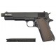 Страйкбольный пистолет KJW COLT M1911A1 GBB, GAS, черный, металл, ствол с резьбой