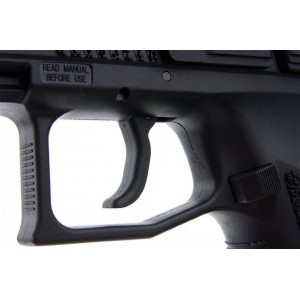 Страйкбольный пистолет KJW CZ P-09 Black GBB, черный, металл, модель P-09-OR.GAS