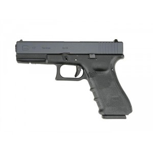 Страйкбольный пистолет WE GLOCK-17 gen4, металл слайд, сменные накладки, WE-G001B-BK