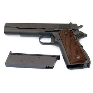 WE Модель пистолета M1911 A1,  металл (2 магазина в комплекте)