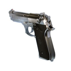 WE Модель пистолета Beretta M92S, металл, хром WE-M011-SV