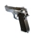 WE Модель пистолета Beretta M92S, металл, хром WE-M011-SV