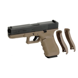 WE Модель пистолета  Glock 17, Gen. 4, металл, койот