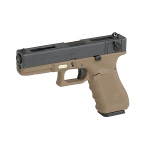 WE Модель пистолета  Glock 18C Full Auto, Gen. 4, металл, койот