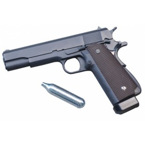 WE Модель пистолета M1911 A1 CO2 металл (2 магазина в комплекте)