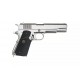 Страйкбольный пистолет WE Colt 1911 M.E.U. хром GBB, металл, GAS