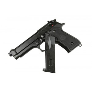 Страйкбольный пистолет WE M92 v.2 pistol replica (LED Box) - black