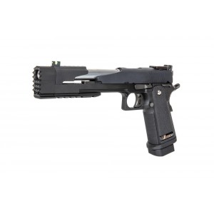 WE Модель пистолета Hi-CAPA 7' DRAGON Type A (Full auto) со стеклобитом, металл, черный, GBB, GAS
