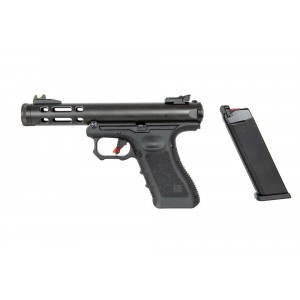 Страйкбольный пистолет WE Galaxy GBB, Metal, Green Gas, Черный WE-GX01-BK [WE]