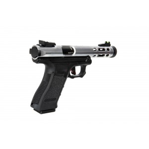 Страйкбольный пистолет WE Galaxy GBB, Metal, Green Gas, Серебристая рама WE-GX01A-SV [WE]