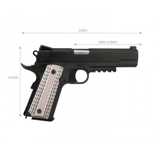 Страйкбольный пистолет WE COLT M45A1 - Black, металл, GBB, WE-E015-BK