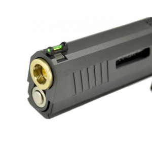 Страйкбольный пистолет WE COLT M1911 HI-CAPA 6", Black / Gold WE-H018WETA2-BKGD