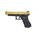 Страйкбольный пистолет WE GLOCK-34 gen3, металл слайд, Titanium Version  WE-G008A-TG