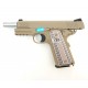 Страйкбольный пистолет WE Colt M45A1 Tan, металл, GBB (WE-E015-M45A1-TAN)