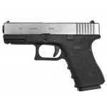 Страйкбольный пистолет WE Glock 19 Gen. 3 GBB, металл, хромированный (WE-G003A-SV)