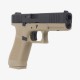 Страйбкольный пистолет WE GLOCK-17 gen5, металл слайд, сменные накладки, TAN/BLACK F Version WE-G001FVB-BK