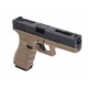 Страйкбольный пистолет WE GLOCK-18 gen3, авт, металл слайд WE-G002A-TAN