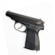 WE Модель пистолета ПМ, металл, цвет черный, со съемным глушителем (GGB-0384TM)