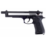 Страйкбольный пистолет WE M92 Long GBB Gas Full metal Dual tone/ Black [WE-M007A]