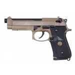 Модель пистолета Beretta M9A1 USMC TAN, GAS, Металл, Blow Back [WE]