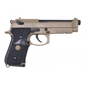 Модель пистолета Beretta M9A1 USMC TAN, GAS, Металл, Blow Back [WE]