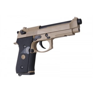 Модель пистолета Beretta M9A1 USMC TAN, GAS, Металл, Blow Back [WE]