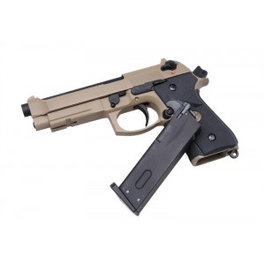 Модель пистолета Beretta M9A1 USMC TAN, GAS, Металл, Blow Back [WE]