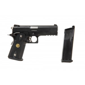 Страйкбольный пистолет WE Hi-Capa 4.3 Maple Leaf OPS Special Edition pistol replica - black 
