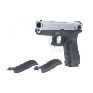 Страйкбольный пистолет (WE) GLOCK 18C Gen.4 Semi/Auto Silver, GAS, GBB