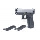 Страйкбольный пистолет (WE) GLOCK 18C Gen.4 Semi/Auto Silver, GAS, GBB