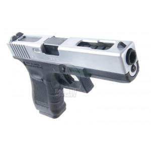 Страйкбольный пистолет (WE) GLOCK 18C Gen.4 Semi/Auto Silver, GAS, GBB WE-G002B-SV