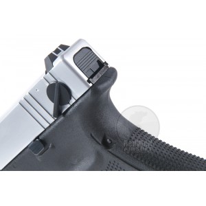 Страйкбольный пистолет (WE) GLOCK 18C Gen.4 Semi/Auto Silver, GAS, GBB WE-G002B-SV